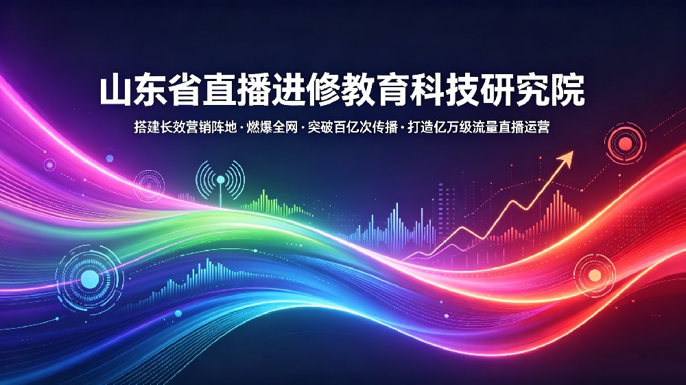 锚科研立标准 深耕实体赋能｜山东省级直播研究院打造国内创始人 IP 产业青岛样板